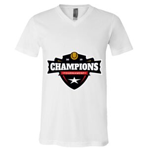 BELLA + CANVAS Unisex Jersey V-Neck Tee Thumbnail