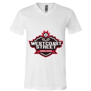 BELLA + CANVAS Unisex Jersey V-Neck Tee Thumbnail