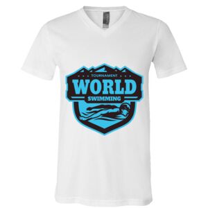 BELLA + CANVAS Unisex Jersey V-Neck Tee Thumbnail