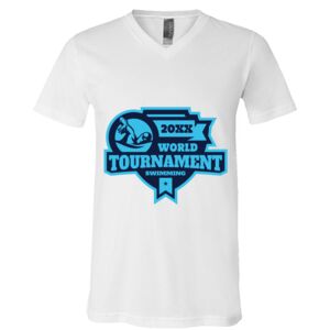 BELLA + CANVAS Unisex Jersey V-Neck Tee Thumbnail