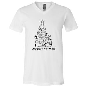 BELLA + CANVAS Unisex Jersey V-Neck Tee Thumbnail