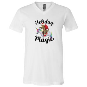 BELLA + CANVAS Unisex Jersey V-Neck Tee Thumbnail