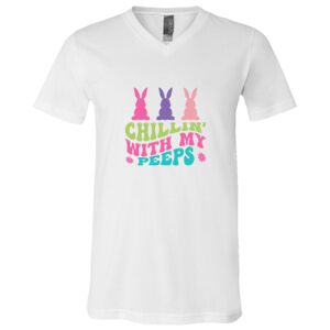 BELLA + CANVAS Unisex Jersey V-Neck Tee Thumbnail