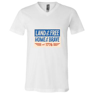 BELLA + CANVAS Unisex Jersey V-Neck Tee Thumbnail