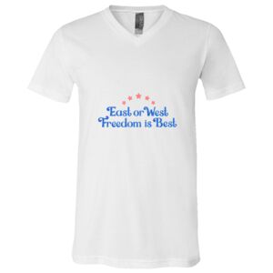 BELLA + CANVAS Unisex Jersey V-Neck Tee Thumbnail