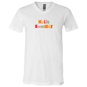 BELLA + CANVAS Unisex Jersey V-Neck Tee Thumbnail