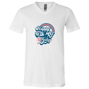 BELLA + CANVAS Unisex Jersey V-Neck Tee Thumbnail