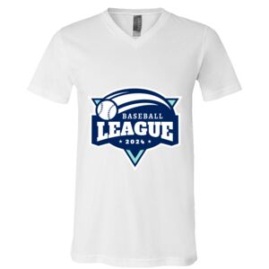 BELLA + CANVAS Unisex Jersey V-Neck Tee Thumbnail