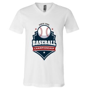 BELLA + CANVAS Unisex Jersey V-Neck Tee Thumbnail