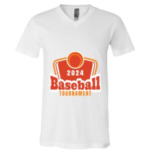 BELLA + CANVAS Unisex Jersey V-Neck Tee Thumbnail