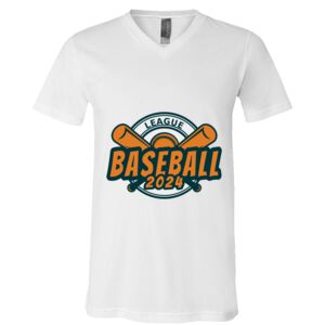 BELLA + CANVAS Unisex Jersey V-Neck Tee Thumbnail