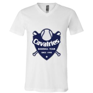 BELLA + CANVAS Unisex Jersey V-Neck Tee Thumbnail