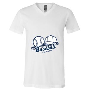 BELLA + CANVAS Unisex Jersey V-Neck Tee Thumbnail