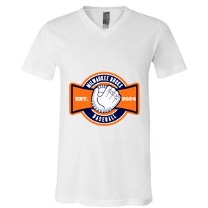 BELLA + CANVAS Unisex Jersey V-Neck Tee Thumbnail