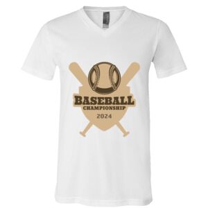 BELLA + CANVAS Unisex Jersey V-Neck Tee Thumbnail