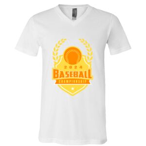 BELLA + CANVAS Unisex Jersey V-Neck Tee Thumbnail