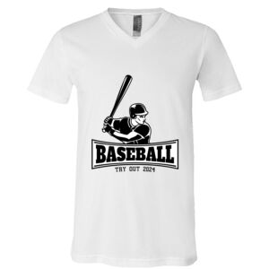 BELLA + CANVAS Unisex Jersey V-Neck Tee Thumbnail