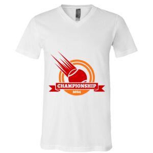 BELLA + CANVAS Unisex Jersey V-Neck Tee Thumbnail