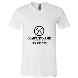 BELLA + CANVAS Unisex Jersey V-Neck Tee Thumbnail