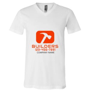 BELLA + CANVAS Unisex Jersey V-Neck Tee Thumbnail