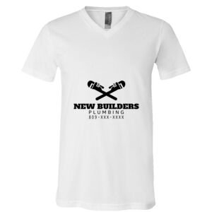 BELLA + CANVAS Unisex Jersey V-Neck Tee Thumbnail