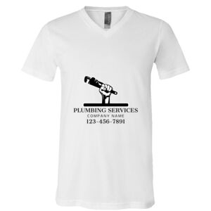 BELLA + CANVAS Unisex Jersey V-Neck Tee Thumbnail