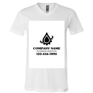 BELLA + CANVAS Unisex Jersey V-Neck Tee Thumbnail