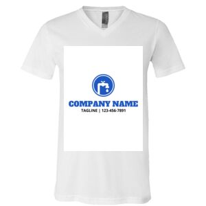 BELLA + CANVAS Unisex Jersey V-Neck Tee Thumbnail