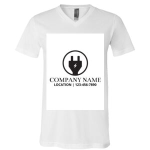 BELLA + CANVAS Unisex Jersey V-Neck Tee Thumbnail