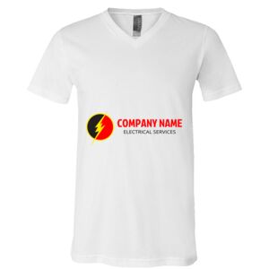 BELLA + CANVAS Unisex Jersey V-Neck Tee Thumbnail