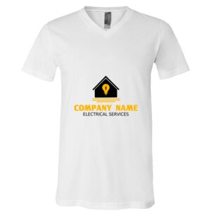 BELLA + CANVAS Unisex Jersey V-Neck Tee Thumbnail