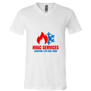 BELLA + CANVAS Unisex Jersey V-Neck Tee Thumbnail