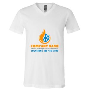 BELLA + CANVAS Unisex Jersey V-Neck Tee Thumbnail