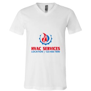 BELLA + CANVAS Unisex Jersey V-Neck Tee Thumbnail