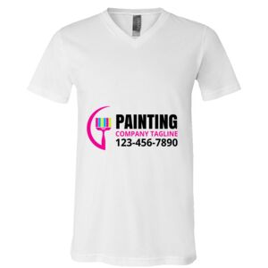 BELLA + CANVAS Unisex Jersey V-Neck Tee Thumbnail