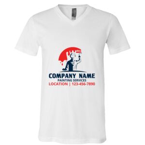 BELLA + CANVAS Unisex Jersey V-Neck Tee Thumbnail