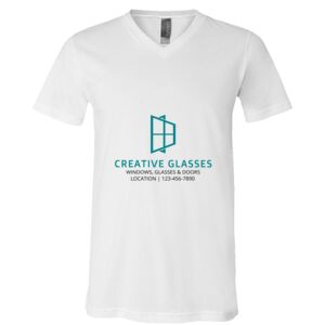 BELLA + CANVAS Unisex Jersey V-Neck Tee Thumbnail