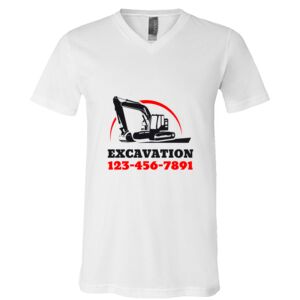 BELLA + CANVAS Unisex Jersey V-Neck Tee Thumbnail