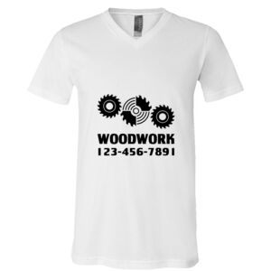 BELLA + CANVAS Unisex Jersey V-Neck Tee Thumbnail