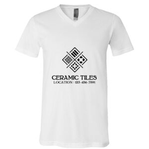 BELLA + CANVAS Unisex Jersey V-Neck Tee Thumbnail