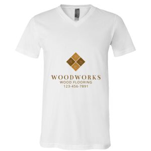 BELLA + CANVAS Unisex Jersey V-Neck Tee Thumbnail