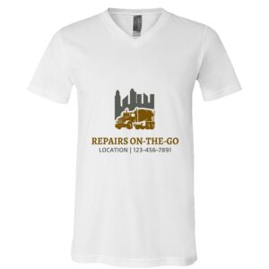 BELLA + CANVAS Unisex Jersey V-Neck Tee Thumbnail