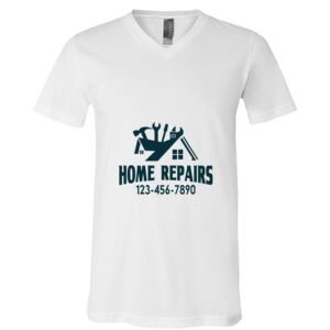 BELLA + CANVAS Unisex Jersey V-Neck Tee Thumbnail