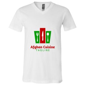 BELLA + CANVAS Unisex Jersey V-Neck Tee Thumbnail