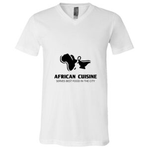 BELLA + CANVAS Unisex Jersey V-Neck Tee Thumbnail