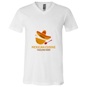 BELLA + CANVAS Unisex Jersey V-Neck Tee Thumbnail