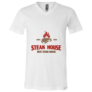 BELLA + CANVAS Unisex Jersey V-Neck Tee Thumbnail