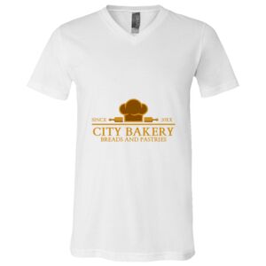 BELLA + CANVAS Unisex Jersey V-Neck Tee Thumbnail