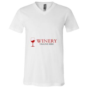 BELLA + CANVAS Unisex Jersey V-Neck Tee Thumbnail