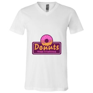 BELLA + CANVAS Unisex Jersey V-Neck Tee Thumbnail